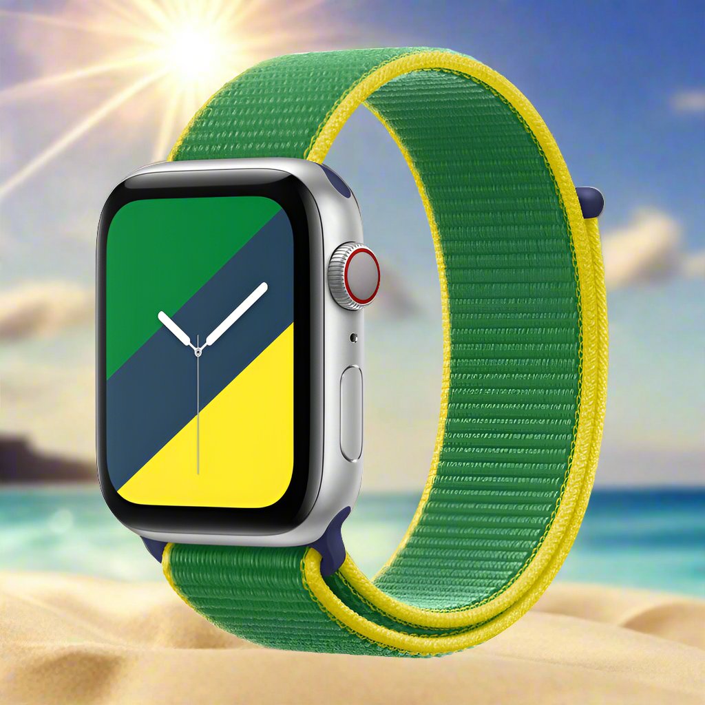 Neon yellow on sale apple watch band