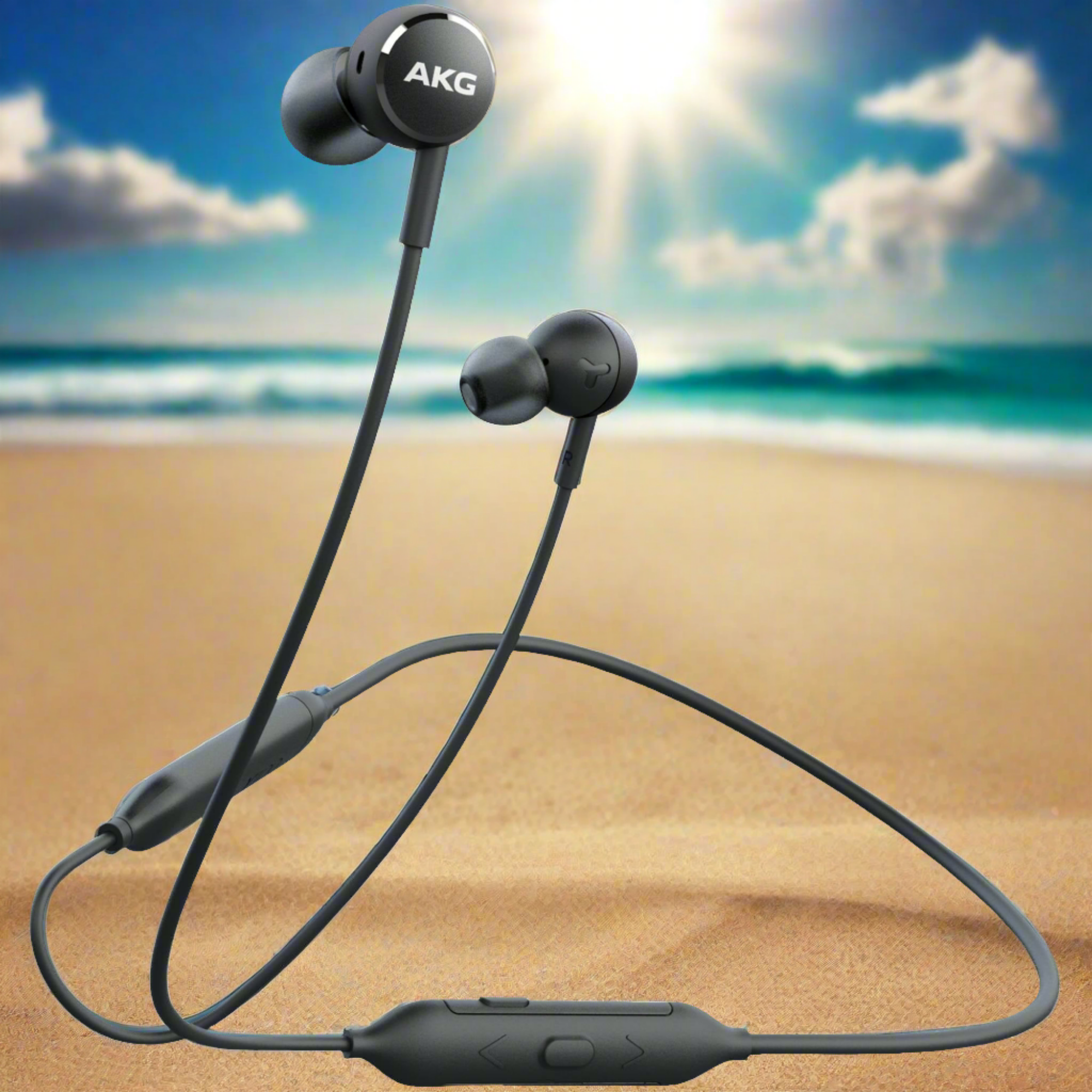 AKG Y100 Wireless Earbuds - Black
