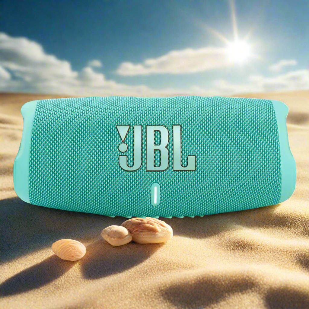 Enceinte Bluetooth portable étanche JBL Charge 5 avec batterie externe - Bleu sarcelle