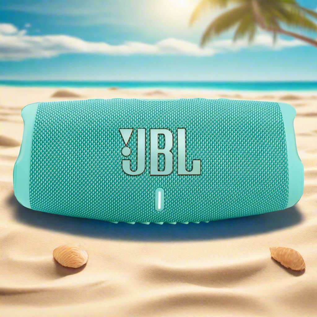 Enceinte Bluetooth portable étanche JBL Charge 5 avec batterie externe - Bleu sarcelle