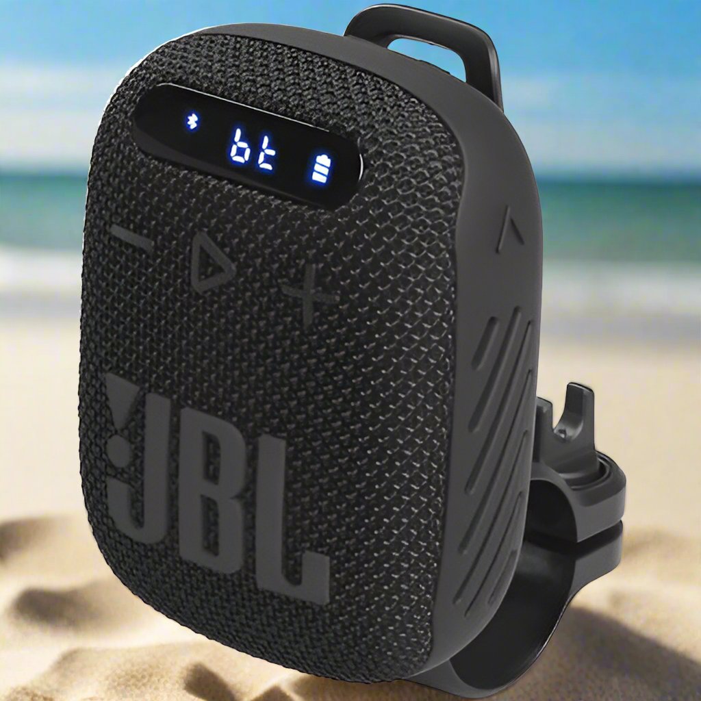 JBL Wind 3 FM Bluetooth Bike Speaker (Black)