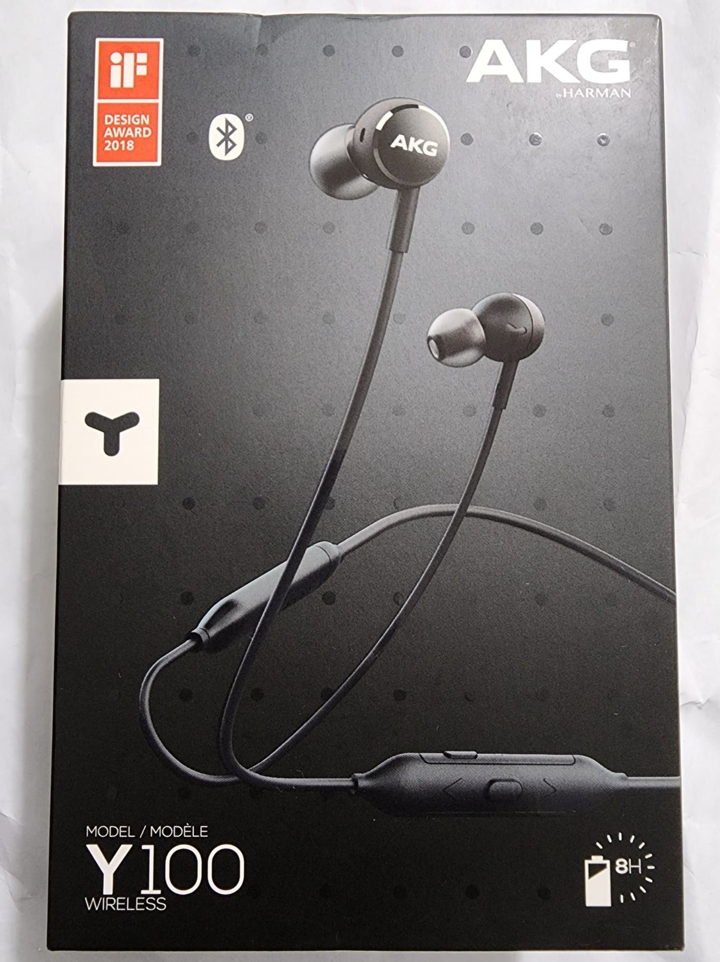 AKG Y100 Wireless Earbuds - Black