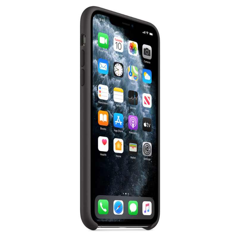 iPhone 11 Pro Max Silicone Case - Black