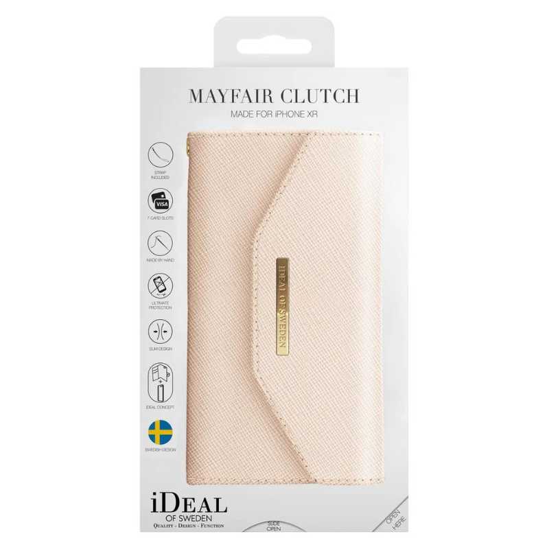 iDeal of Sweden Portefeuille Mayfair pour Apple iPhone XR - Beige