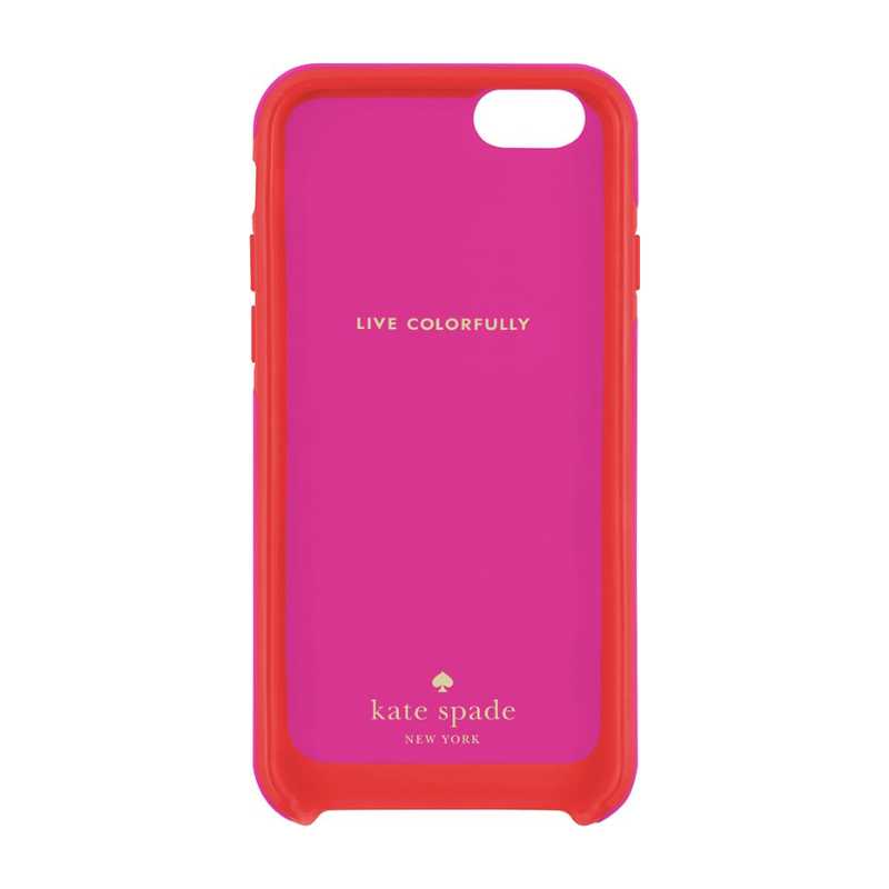 Étui rigide Kate Spade New York pour Apple iPhone 6 - Candy Stripe Rouge/Rose