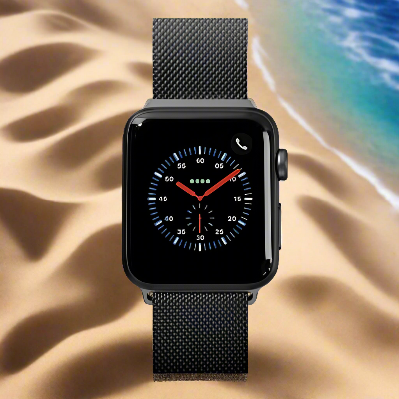 LAUT Correa Loop de Acero para Apple Watch 42/44MM - Negro