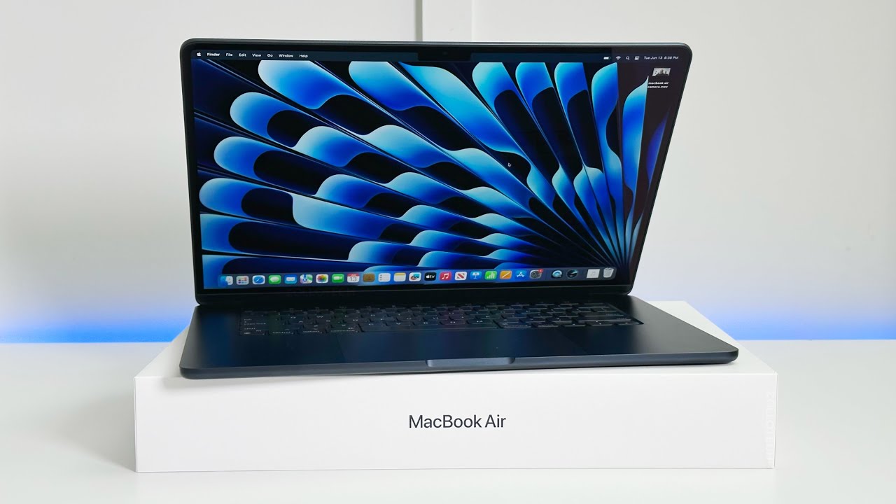 Apple 2023 MacBook Air Laptop with M2 chip: 15.3-inch Liquid Retina Display, 8GB RAM, 256GB SSD Storage, 1080p FaceTime HD Camera - Midnight