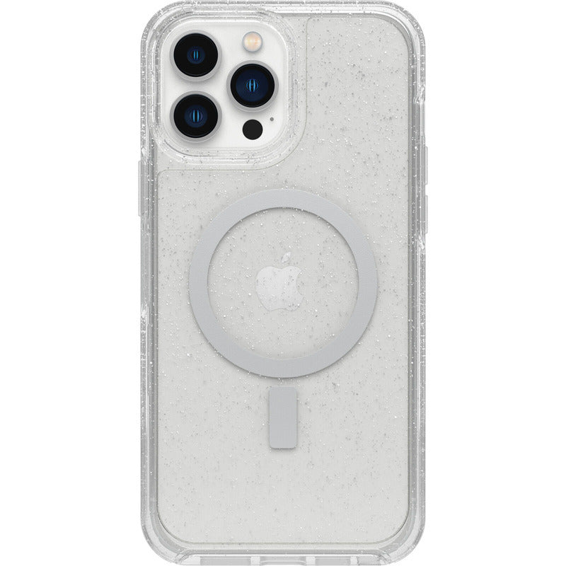 Otterbox Symmetry+ Case with MagSafe for Apple iPhone 13 Pro - Clear Silver Flake