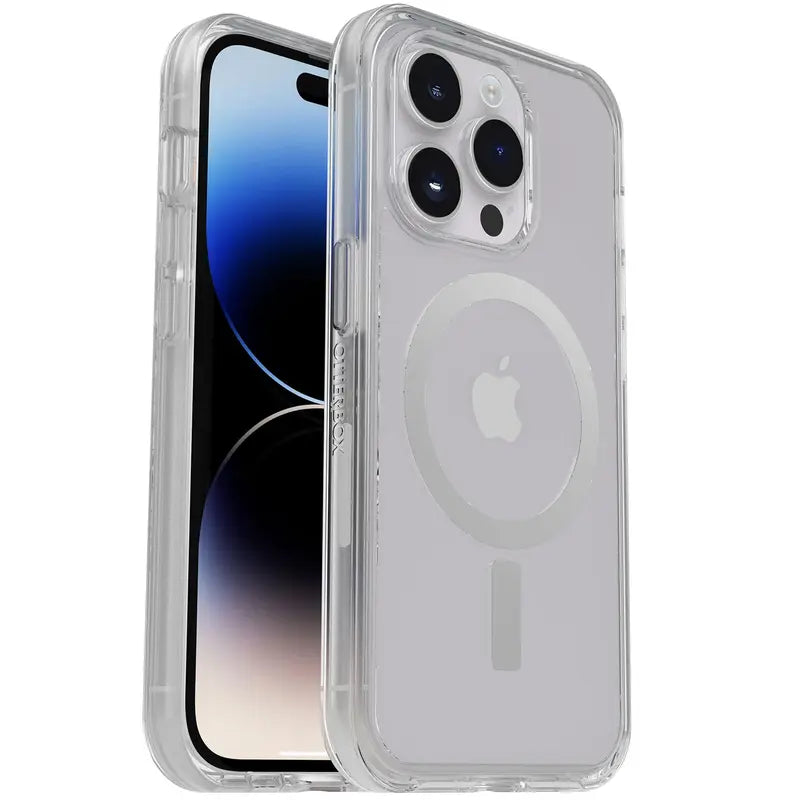 Étui Symmetry+ d'Otterbox avec MagSafe pour Apple iPhone 14 Pro - Transparent