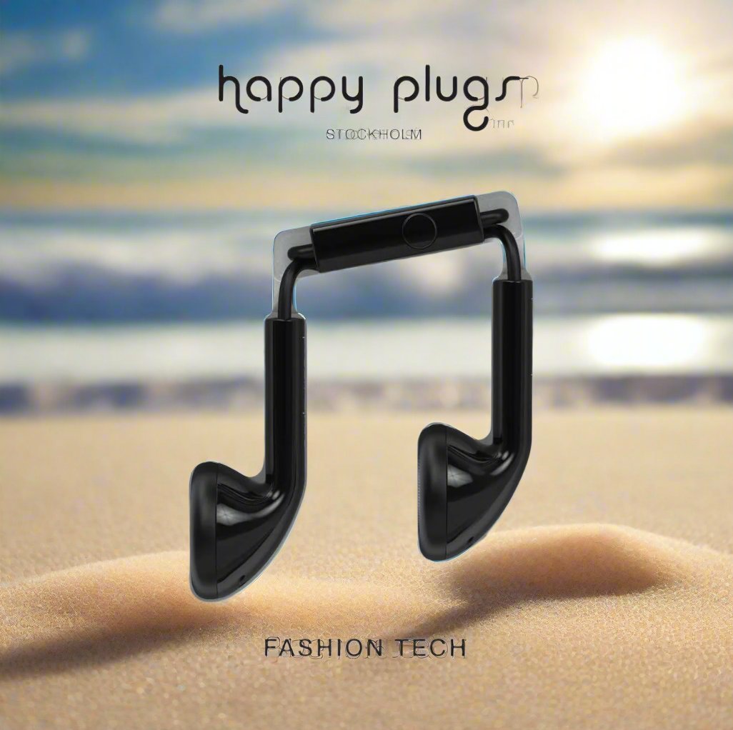 Happy Plugs 7705 Earbuds Black