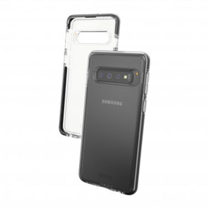 Gear4 Piccadilly Clear Case Protegido por D30 para Samsung Galaxy S10 - Negro