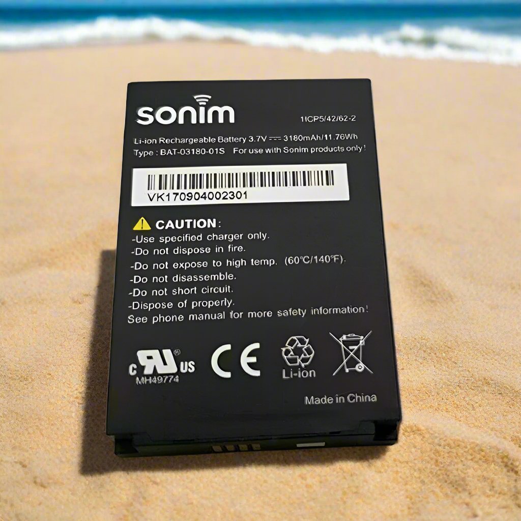 Battery for Sonim XP5 XP5800 3180mAh 3.7V (BAT-03180-01S)