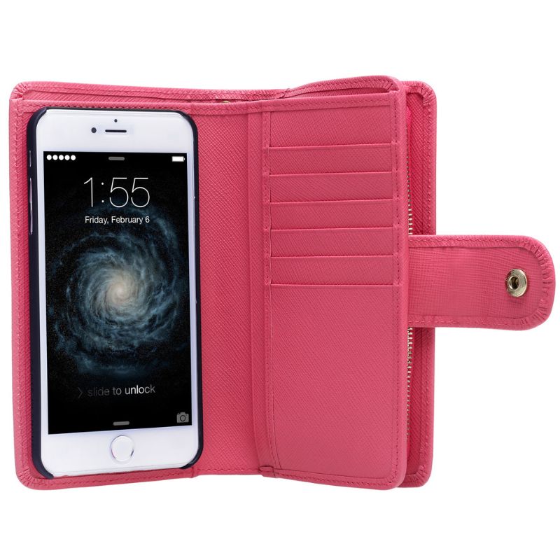 Carte Blanche Portefeuille French Wallet for iPhone 6/6s Pink