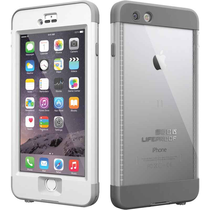 Coque iPhone 6/6s LifeProof 4.7' Version Nuud Series Blanc/Gris Froid
