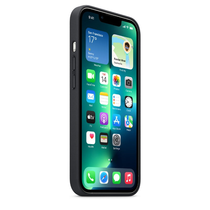 Funda de cuero Apple iPhone 13 Pro con MagSafe - Medianoche