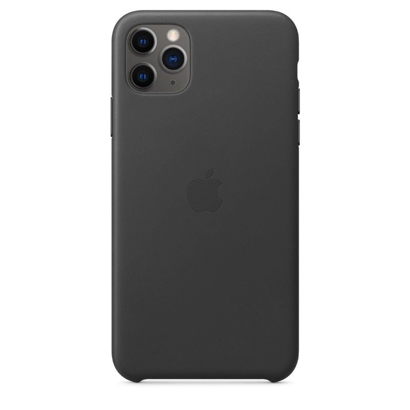 Apple iPhone 11 Pro Max Leather Case - Black